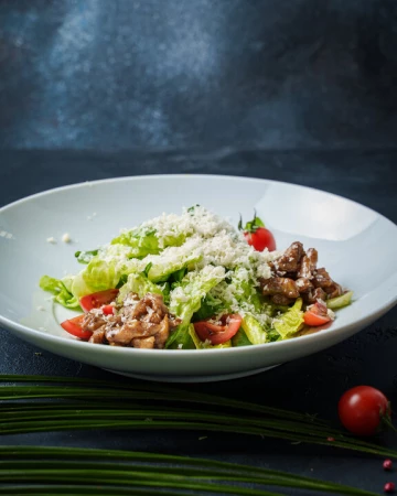 Салат с мясом черноморского рапана