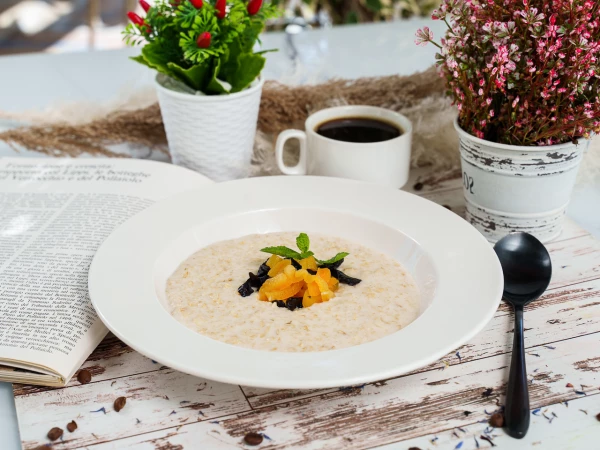  Овсяная каша с сухофруктами