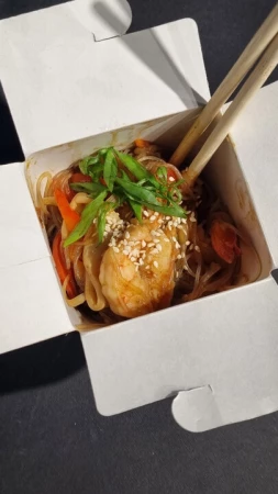 Фунчоза с морепродуктами