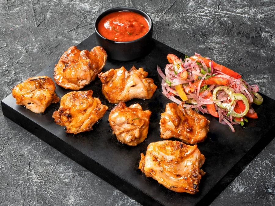 Шашлык из куриного бедра