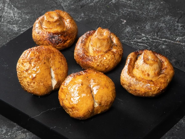 Шампиньоны на мангале