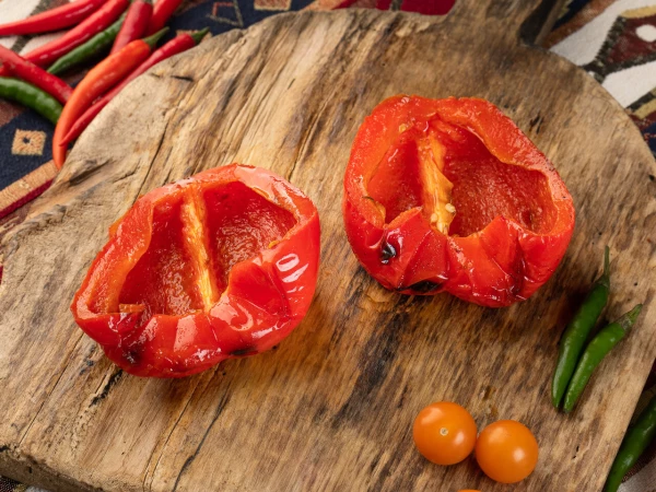 Перец болгарский на мангале 