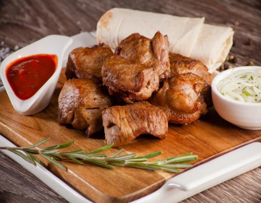 Шашлык из куриной грудки