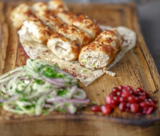 Люля с курицей и сыром