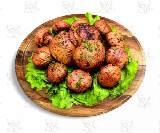 Шампиньоны на углях