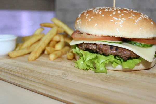 Комбо-бургер с бараниной