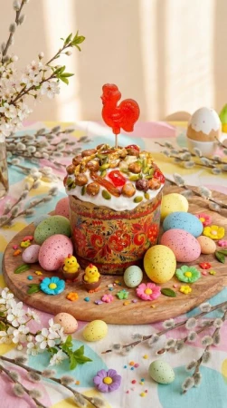 КУЛИЧ "ОРЕХОВЫЙ"