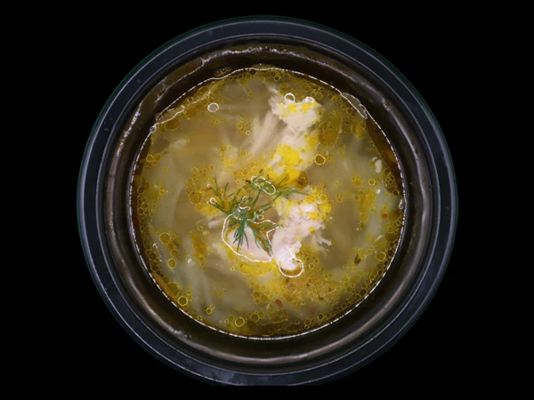 Щи из кислой капусты с курицей 