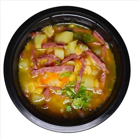 Суп гороховый с копченостями 300г