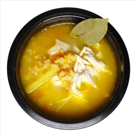 Суп пшенный с курицей 