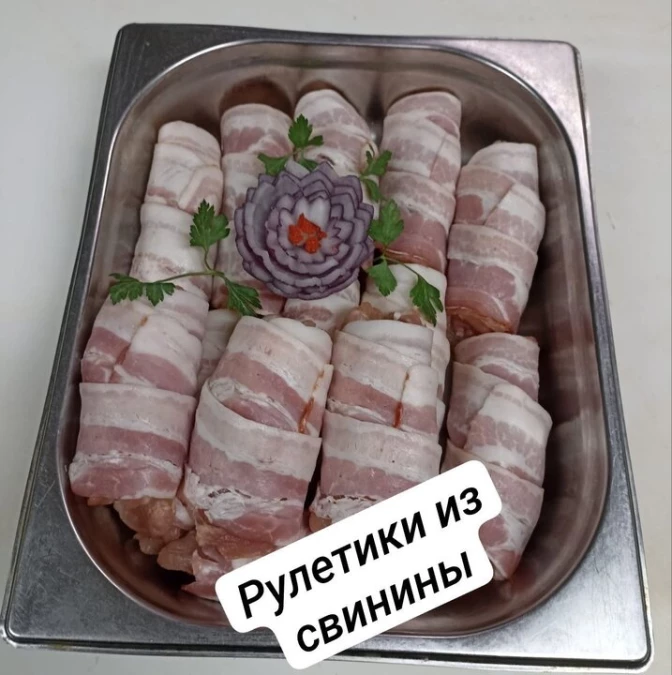 ПФ Рулетики свиные (сыр, грибы), кг