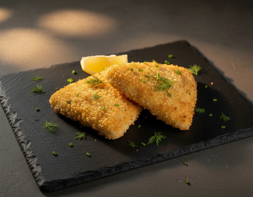Морской язык жареный, кг