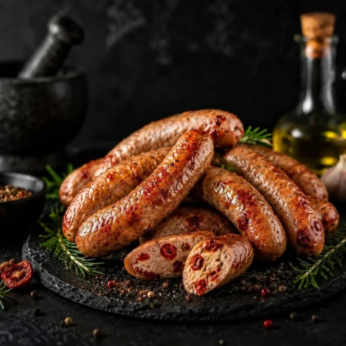 Купаты с вялеными томатами замороженные
