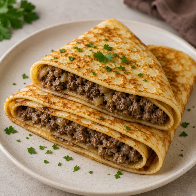 Блины с говяжьей печенью замороженные