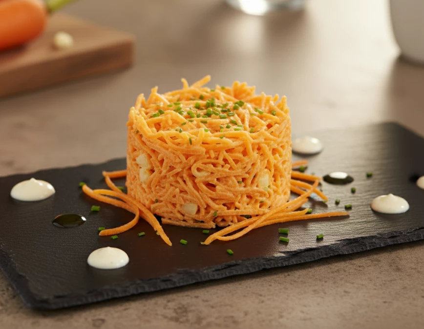 Салат морковь с чесноком и сыром, кг