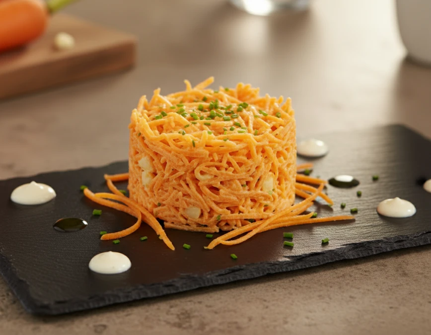 Салат Морковь с чесноком и сыром