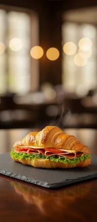 Круассан с ветчиной и сыром 0,170г, шт