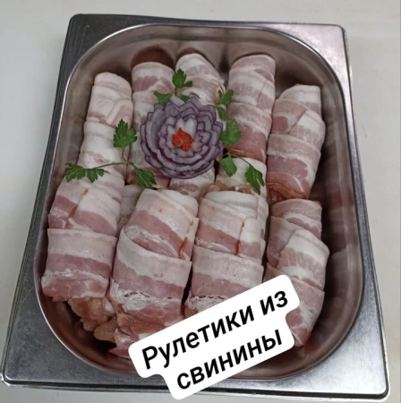 ПФ Рулетики свиные (сыр, грибы), кг