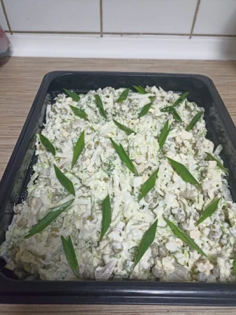 Салат "С кальмаром", кг