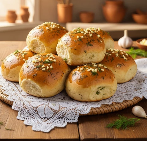 Пампушки чесночные 0,250кг, шт