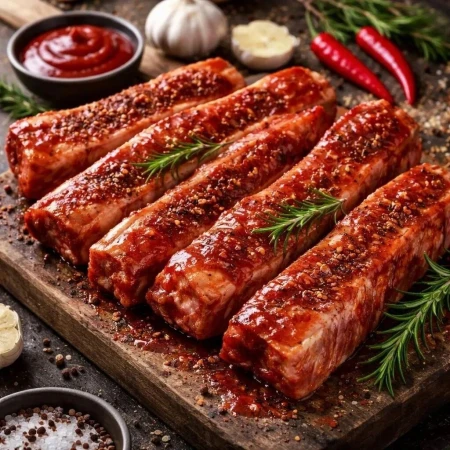 Свиные ребрышки в мексиканском маринаде замороженные