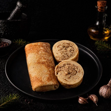 Блины с мясом
