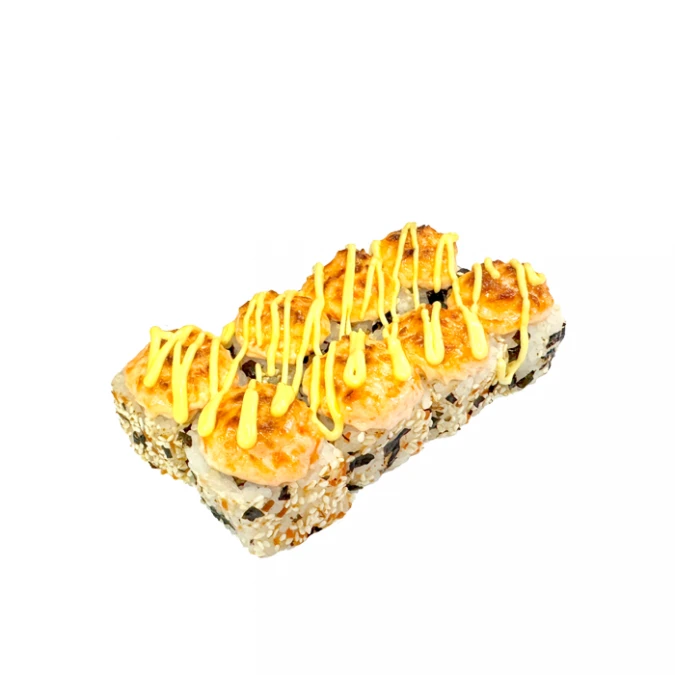 Ролл с лососем и ананасами (тропический)