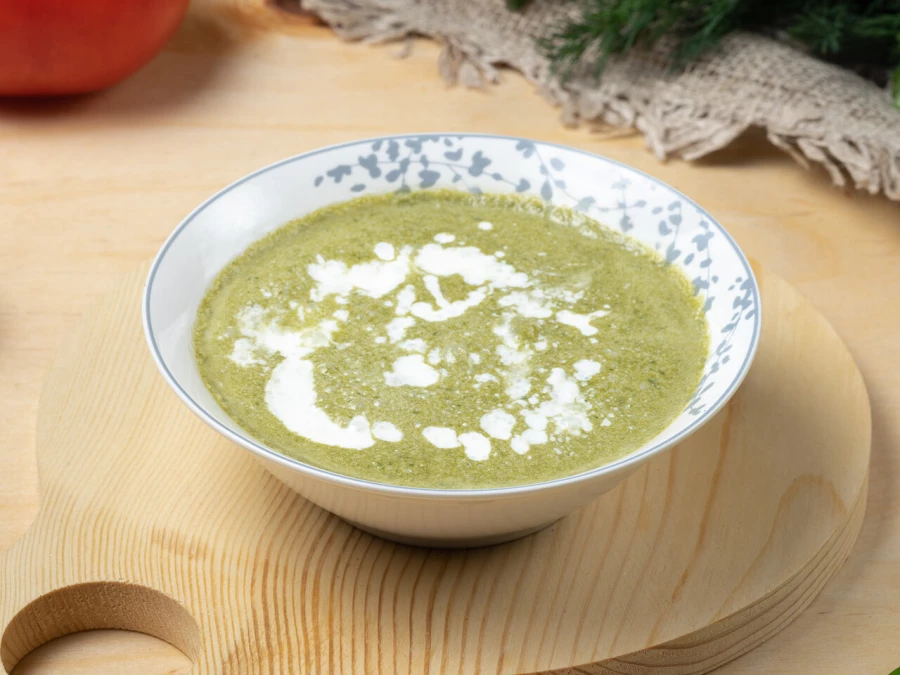 Крем-суп из шпината