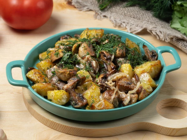 Картошка с грибами