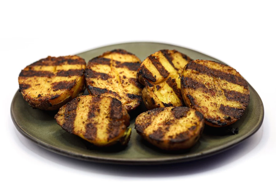 Картофель на мангале 