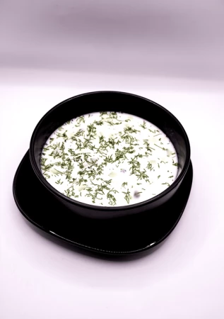 Окрошка с курицей