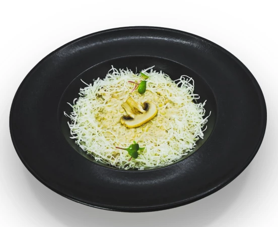 Паста Птитим с белыми грибами и трюфелем