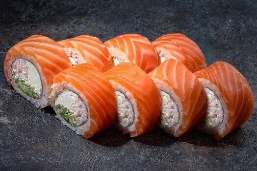 ФИЛАДЕЛЬФИЯ С ЛОСОСЕМ И КРАБОМ 