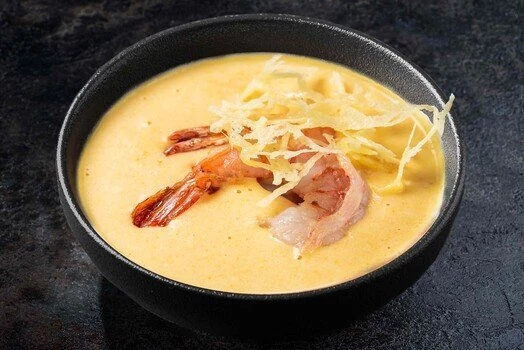 СЫРНЫЙ СУП С КРЕВЕТКАМИ