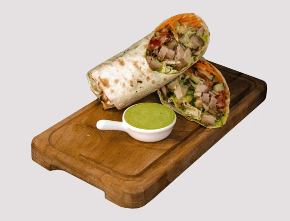 Шаверма BBQ с копченой курочкой