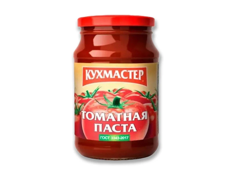 Томатная паста "Кухмастер"  Экстра ГОСТ 370г