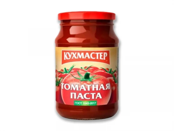 Томатная паста "Кухмастер"  Экстра ГОСТ 370г