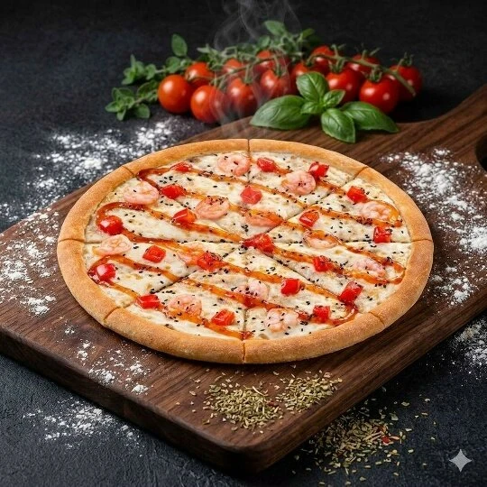 Пицца Креветка фреш 22 см