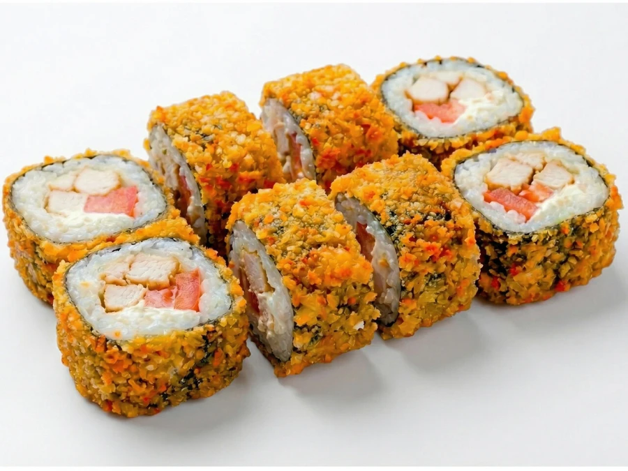 С курицей жаренный