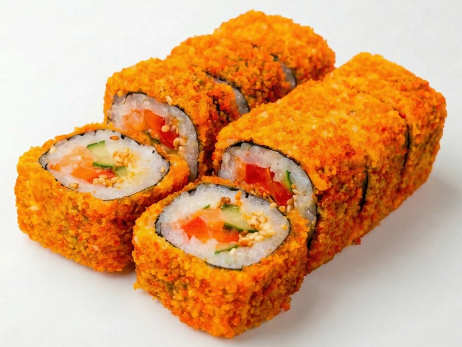 Жаренный ролл с Семгой