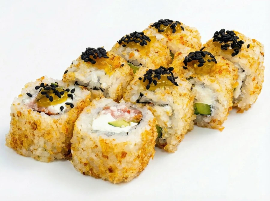 Открытый ролл с Беконом