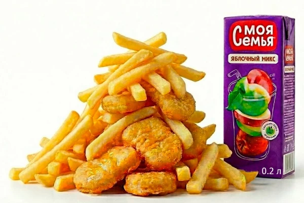Комбо (Фри + нагетсы + дет. сок)