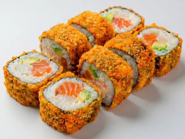 Жареный ролл Семгой и Авокадо