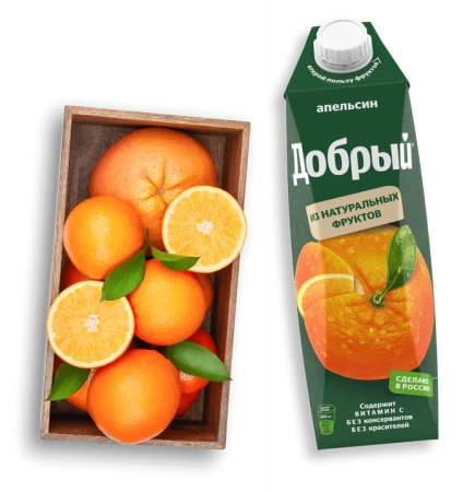 Нектар Добрый апельсин 1 л