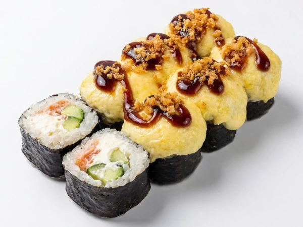 Запечёный ролл с Беконом