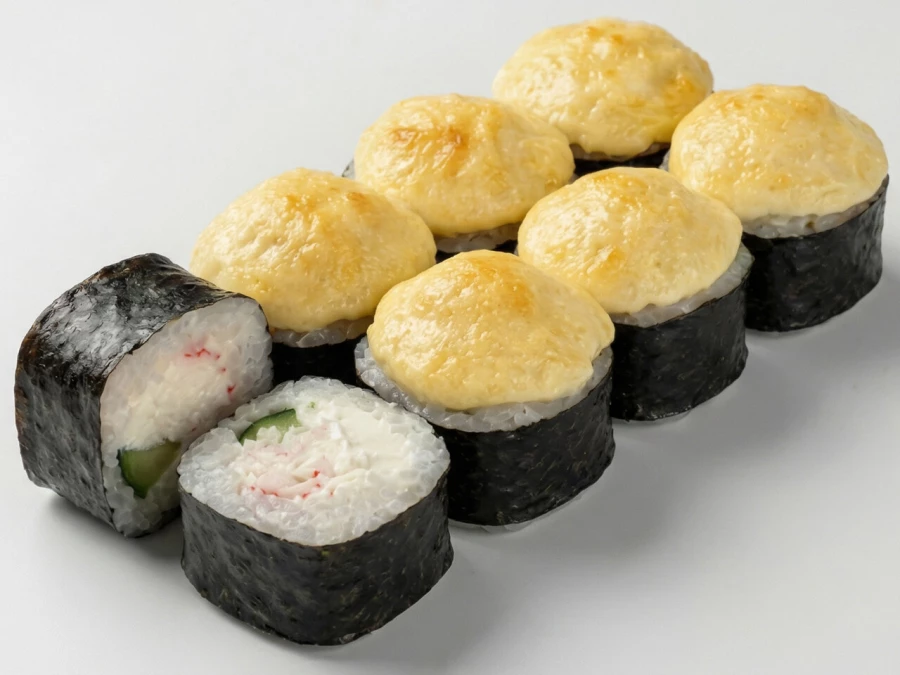 Запеченный ролл с Крабом