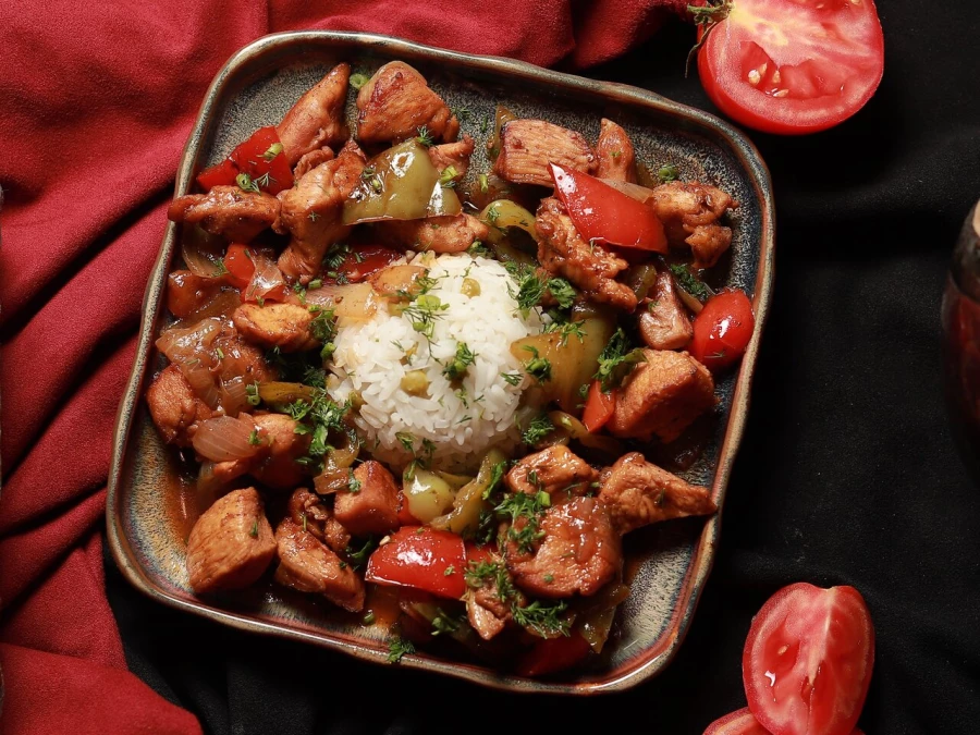 Индейка с рисом