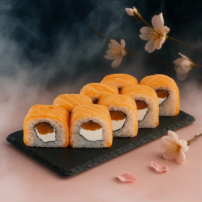 Фила с мандарином