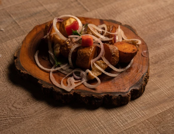 Картошка с курдюком