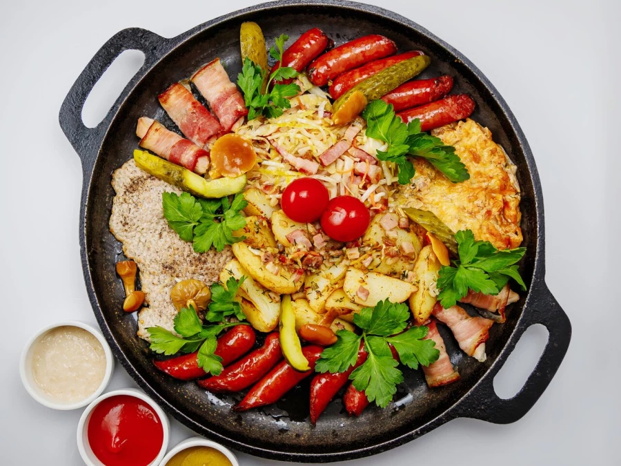 Горячее мясное ассорти